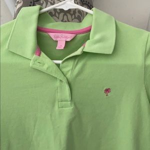 Lime green Lily Pulitzer polo